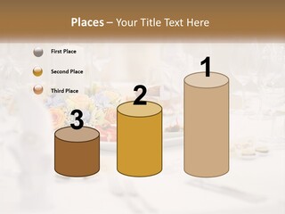 A White Table Topped With A Plate Of Food And Wine Glasses PowerPoint Template