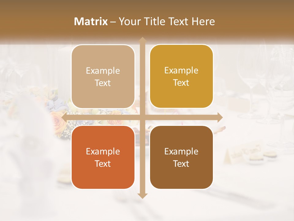 A White Table Topped With A Plate Of Food And Wine Glasses PowerPoint Template