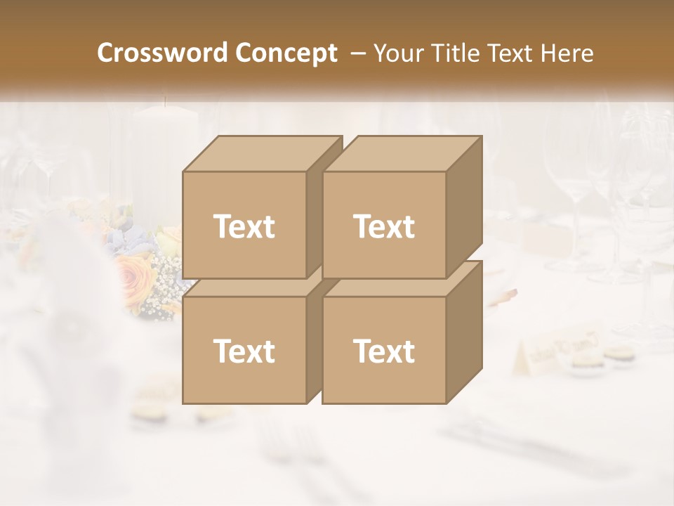 A White Table Topped With A Plate Of Food And Wine Glasses PowerPoint Template
