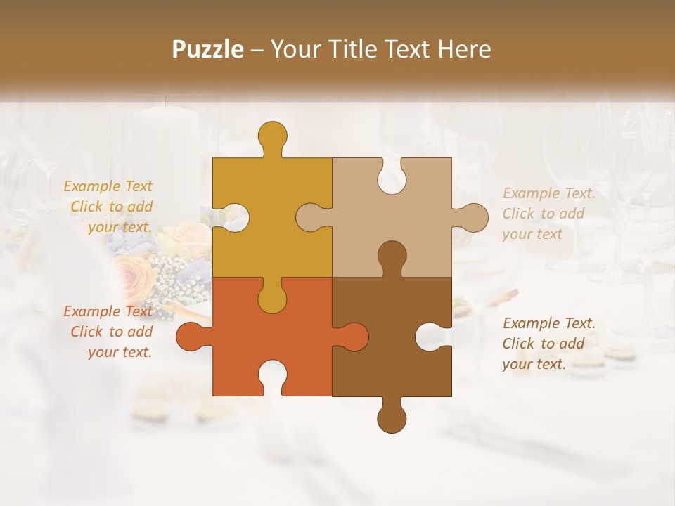 A White Table Topped With A Plate Of Food And Wine Glasses PowerPoint Template