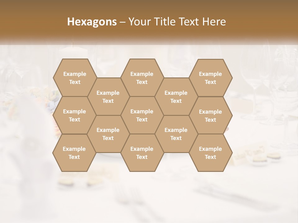 A White Table Topped With A Plate Of Food And Wine Glasses PowerPoint Template