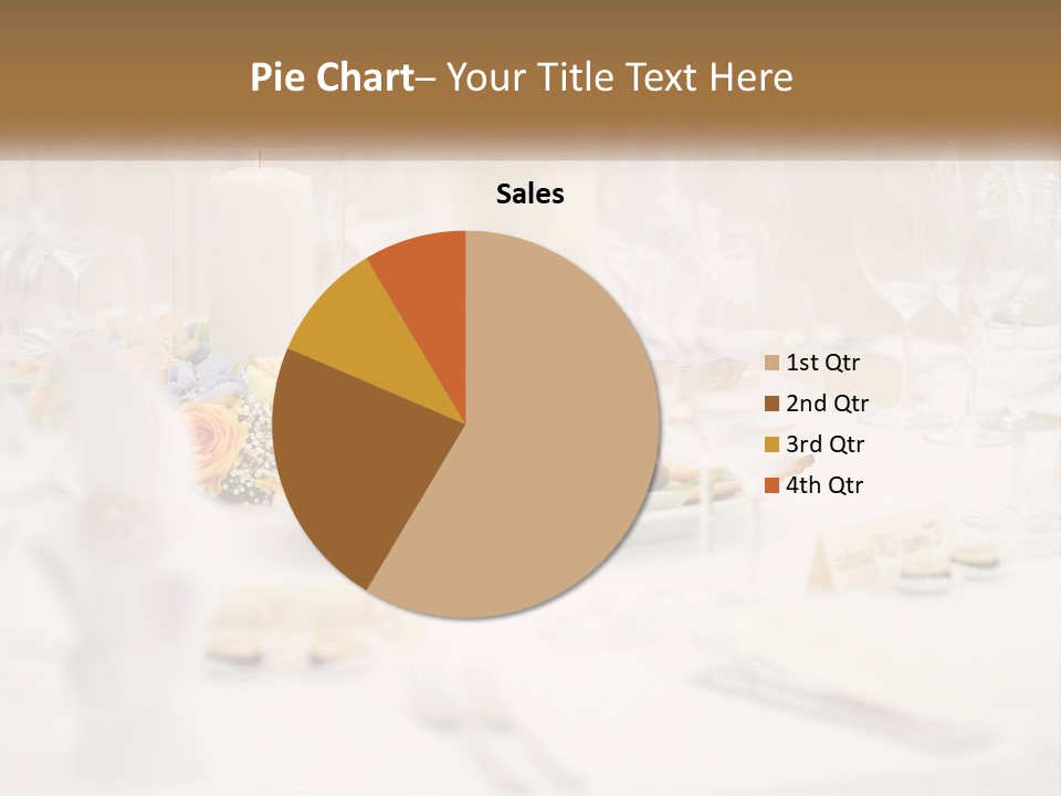 A White Table Topped With A Plate Of Food And Wine Glasses PowerPoint Template