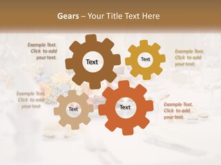 A White Table Topped With A Plate Of Food And Wine Glasses PowerPoint Template