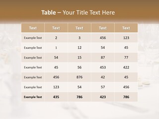 A White Table Topped With A Plate Of Food And Wine Glasses PowerPoint Template