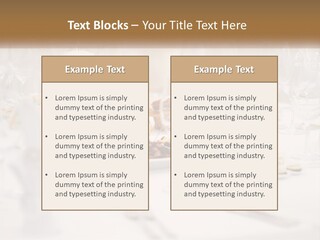 A White Table Topped With A Plate Of Food And Wine Glasses PowerPoint Template
