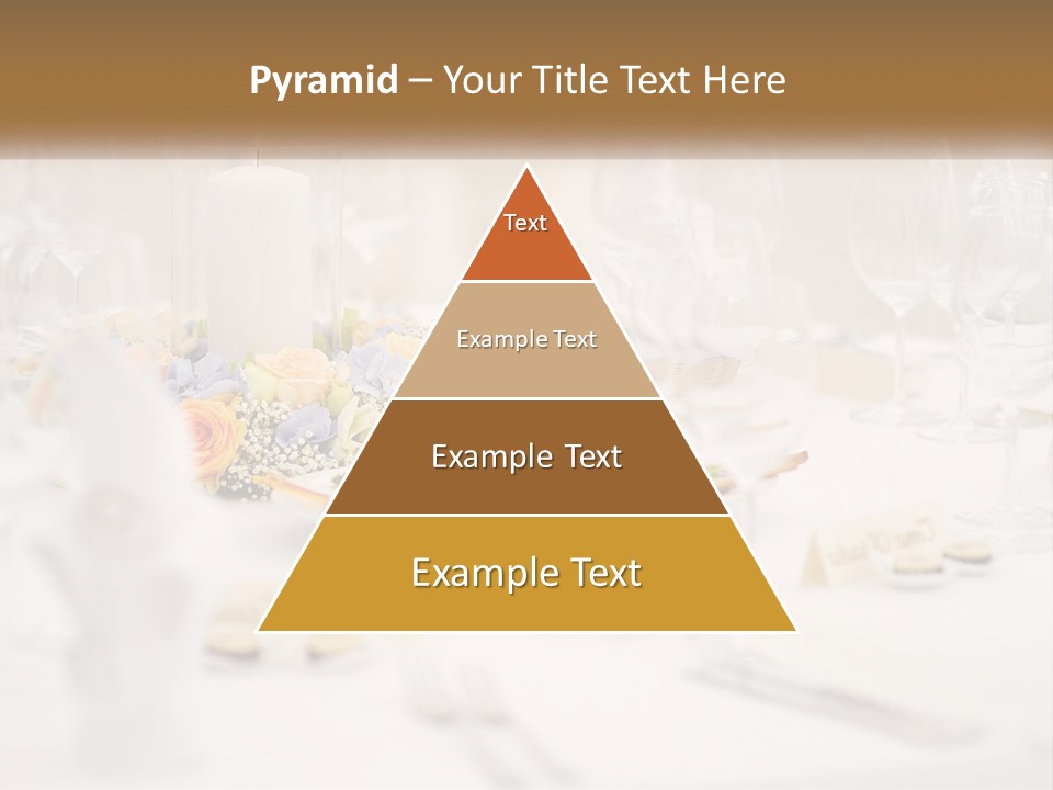 A White Table Topped With A Plate Of Food And Wine Glasses PowerPoint Template
