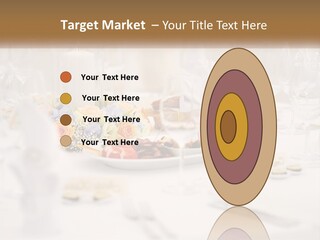 A White Table Topped With A Plate Of Food And Wine Glasses PowerPoint Template
