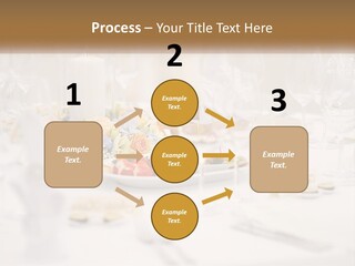 A White Table Topped With A Plate Of Food And Wine Glasses PowerPoint Template