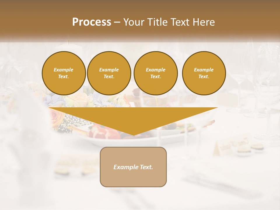 A White Table Topped With A Plate Of Food And Wine Glasses PowerPoint Template