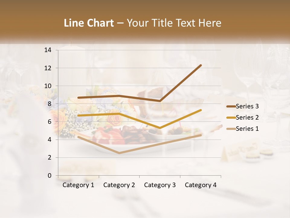 A White Table Topped With A Plate Of Food And Wine Glasses PowerPoint Template