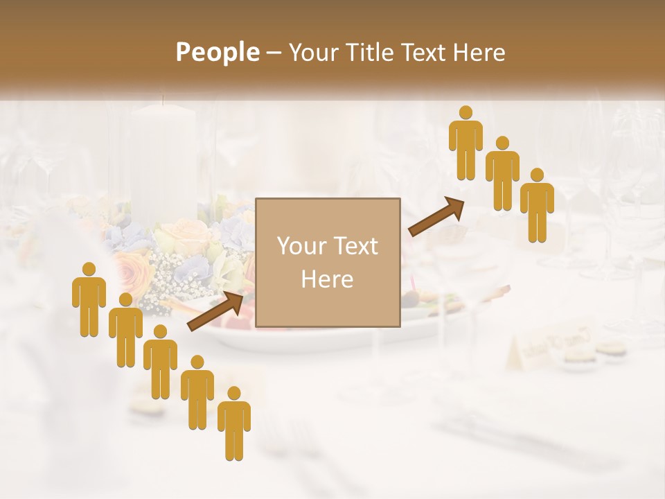 A White Table Topped With A Plate Of Food And Wine Glasses PowerPoint Template