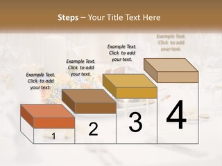 A White Table Topped With A Plate Of Food And Wine Glasses PowerPoint Template