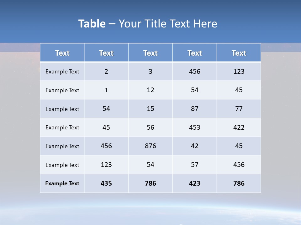 An Image Of A Space Station With Clouds And Stars PowerPoint Template