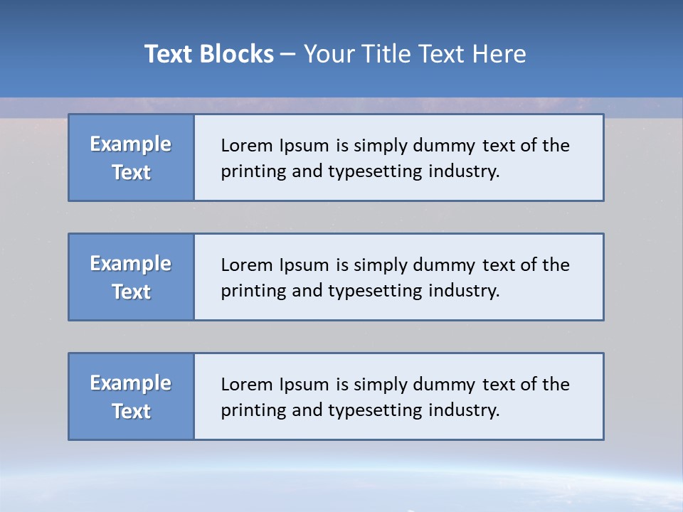 An Image Of A Space Station With Clouds And Stars PowerPoint Template