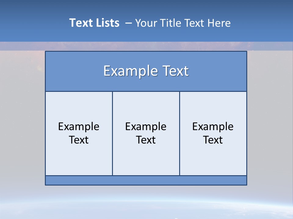 An Image Of A Space Station With Clouds And Stars PowerPoint Template