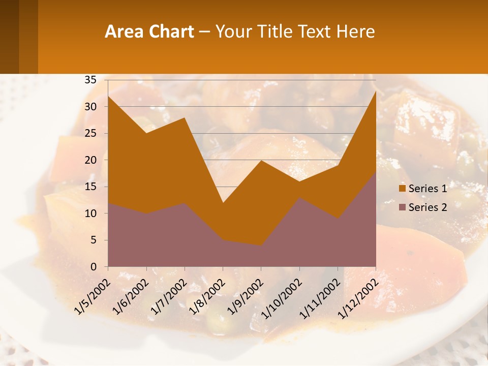 A White Plate Topped With Meat And Vegetables PowerPoint Template