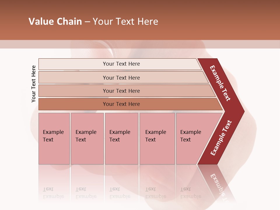 A Fist Is Shown In The Middle Of A Powerpoint Presentation PowerPoint Template