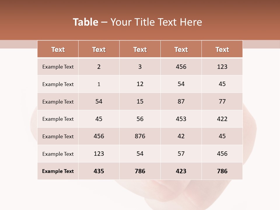 A Fist Is Shown In The Middle Of A Powerpoint Presentation PowerPoint Template