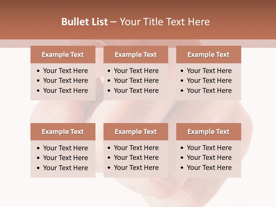 A Fist Is Shown In The Middle Of A Powerpoint Presentation PowerPoint Template