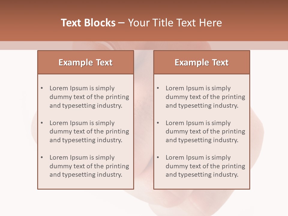 A Fist Is Shown In The Middle Of A Powerpoint Presentation PowerPoint Template