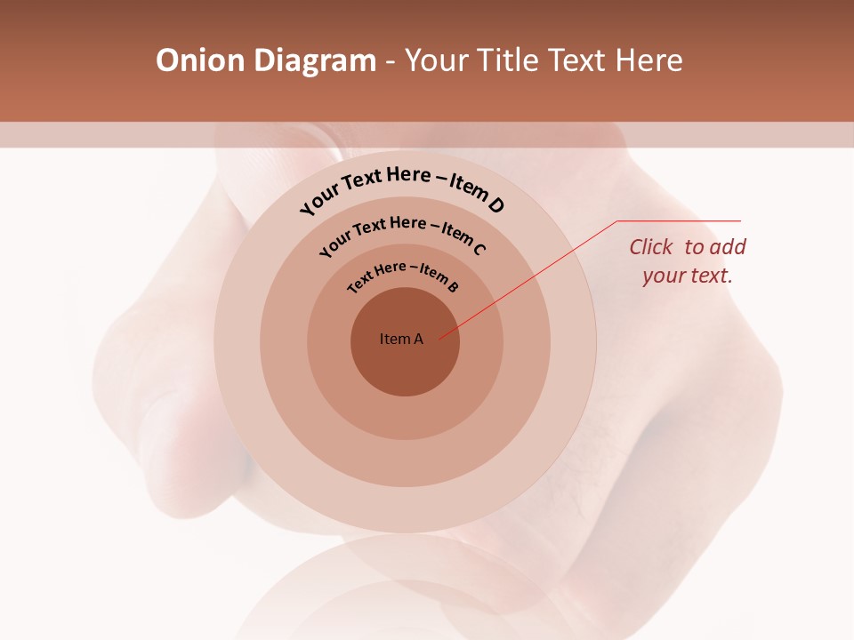 A Fist Is Shown In The Middle Of A Powerpoint Presentation PowerPoint Template