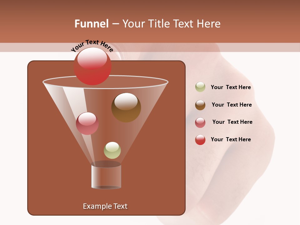 A Fist Is Shown In The Middle Of A Powerpoint Presentation PowerPoint Template