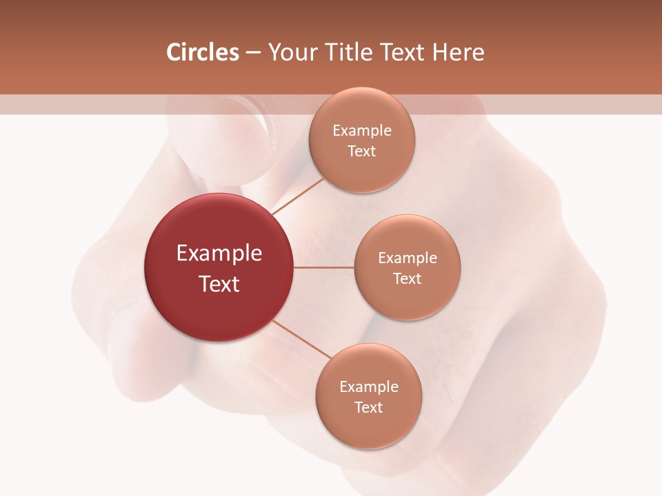 A Fist Is Shown In The Middle Of A Powerpoint Presentation PowerPoint Template