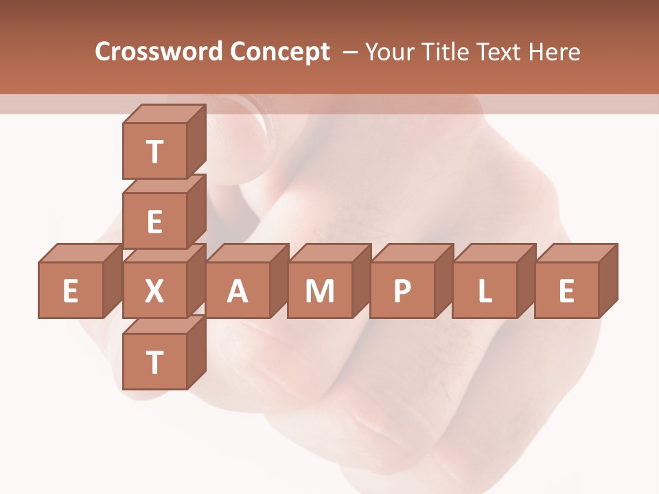 A Fist Is Shown In The Middle Of A Powerpoint Presentation PowerPoint Template