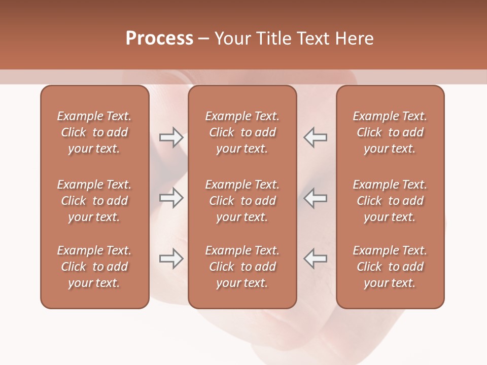 A Fist Is Shown In The Middle Of A Powerpoint Presentation PowerPoint Template