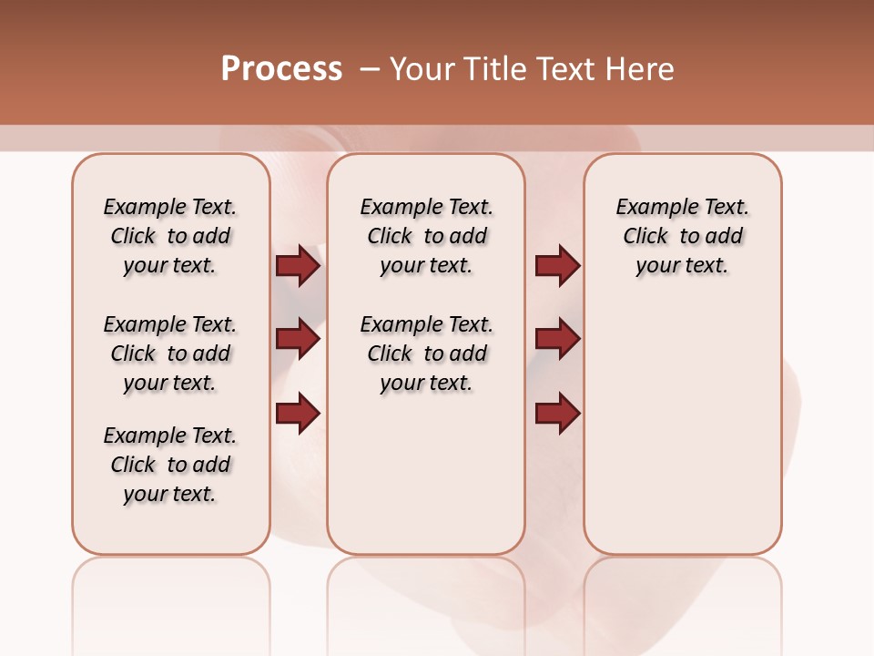 A Fist Is Shown In The Middle Of A Powerpoint Presentation PowerPoint Template