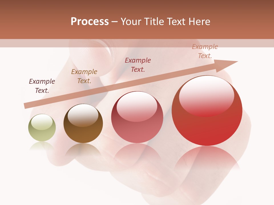 A Fist Is Shown In The Middle Of A Powerpoint Presentation PowerPoint Template