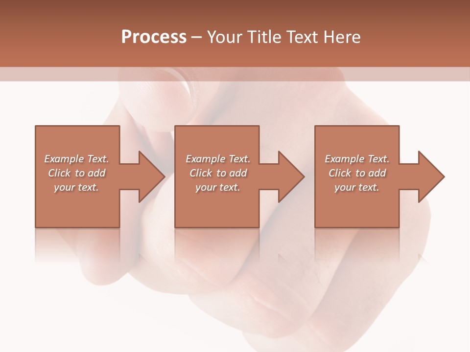 A Fist Is Shown In The Middle Of A Powerpoint Presentation PowerPoint Template