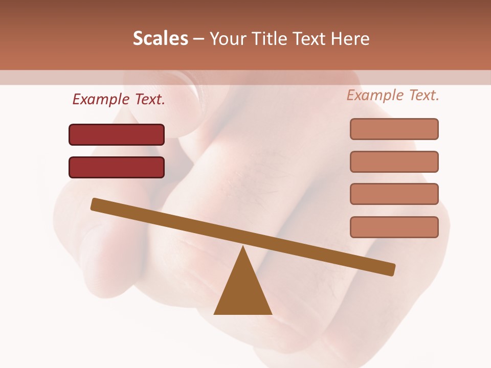 A Fist Is Shown In The Middle Of A Powerpoint Presentation PowerPoint Template