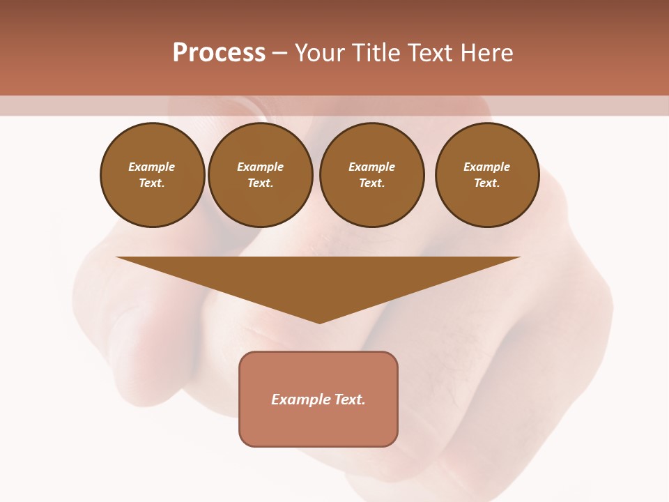 A Fist Is Shown In The Middle Of A Powerpoint Presentation PowerPoint Template