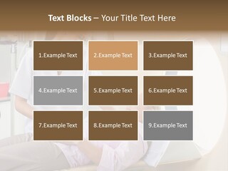 A Woman In A Hospital Bed Being Examined By A Doctor PowerPoint Template