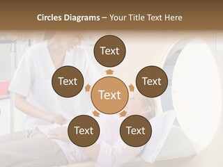 A Woman In A Hospital Bed Being Examined By A Doctor PowerPoint Template