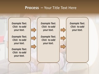 A Woman In A Hospital Bed Being Examined By A Doctor PowerPoint Template