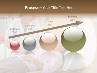 A Woman In A Hospital Bed Being Examined By A Doctor PowerPoint Template