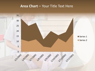A Woman In A Hospital Bed Being Examined By A Doctor PowerPoint Template