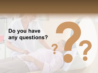 A Woman In A Hospital Bed Being Examined By A Doctor PowerPoint Template