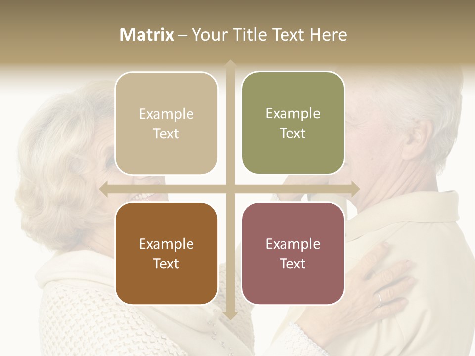 A Man Helping A Woman Put On Her Collar PowerPoint Template