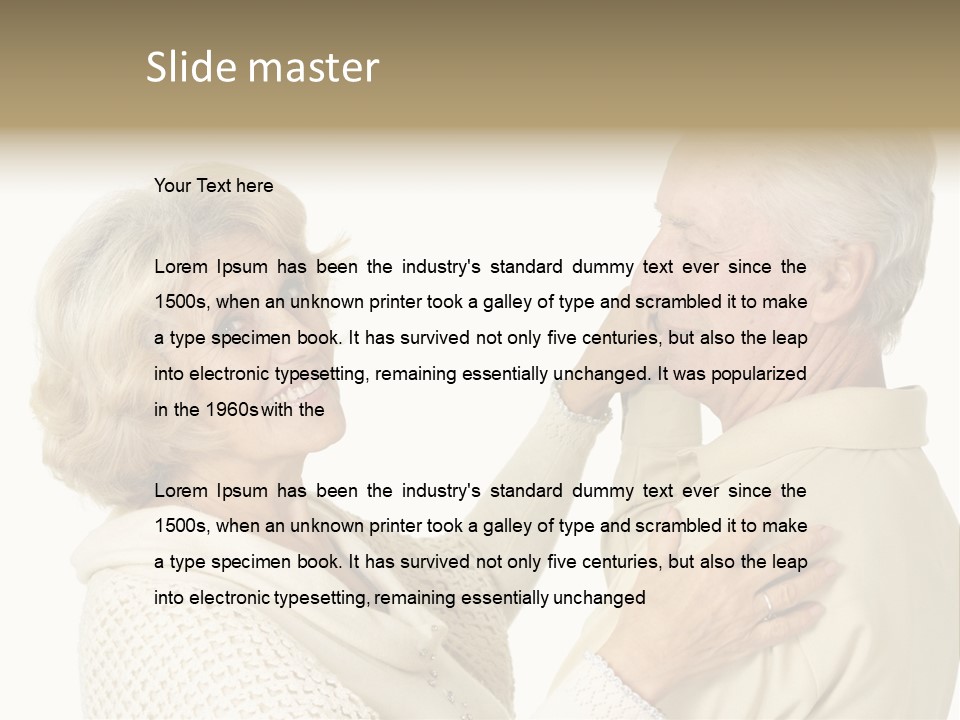 A Man Helping A Woman Put On Her Collar PowerPoint Template