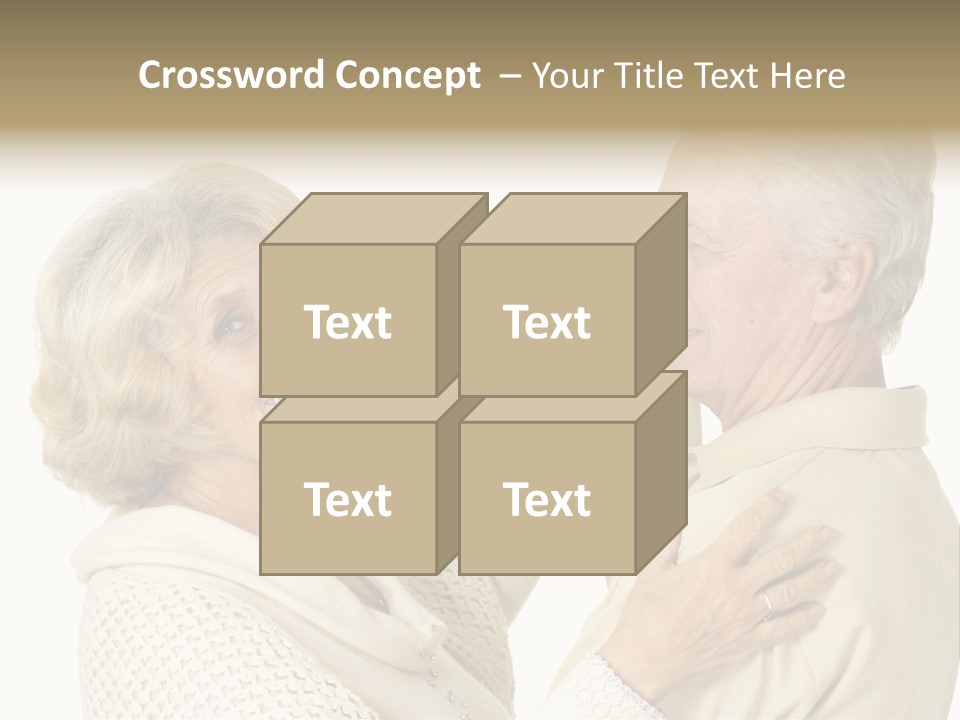 A Man Helping A Woman Put On Her Collar PowerPoint Template
