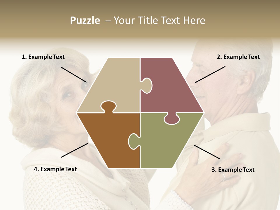 A Man Helping A Woman Put On Her Collar PowerPoint Template