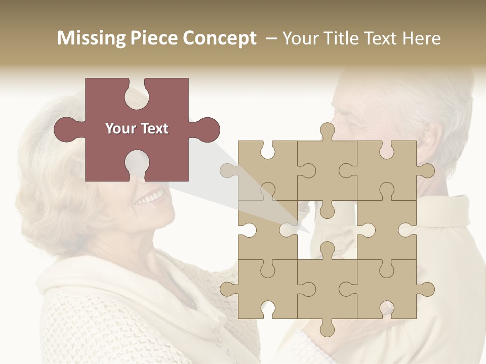 A Man Helping A Woman Put On Her Collar PowerPoint Template