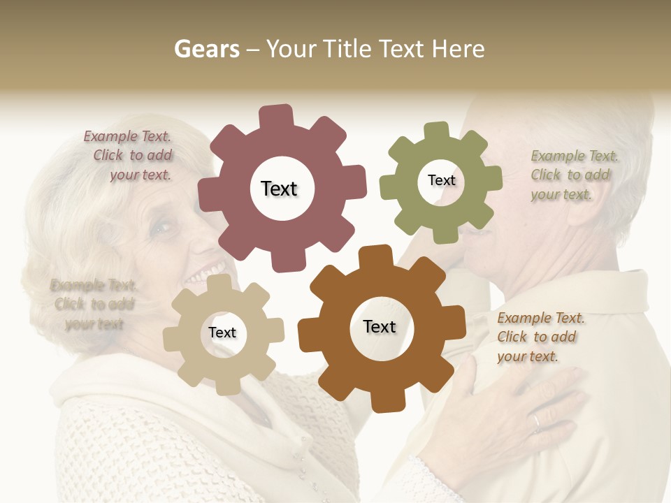 A Man Helping A Woman Put On Her Collar PowerPoint Template