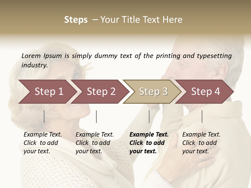 A Man Helping A Woman Put On Her Collar PowerPoint Template