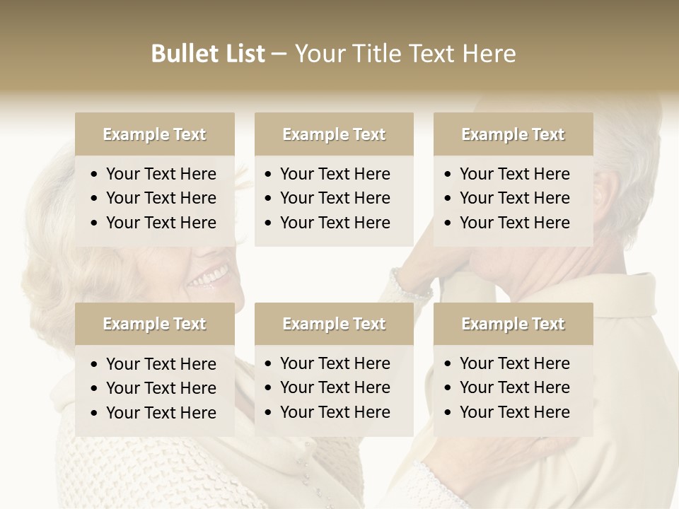 A Man Helping A Woman Put On Her Collar PowerPoint Template