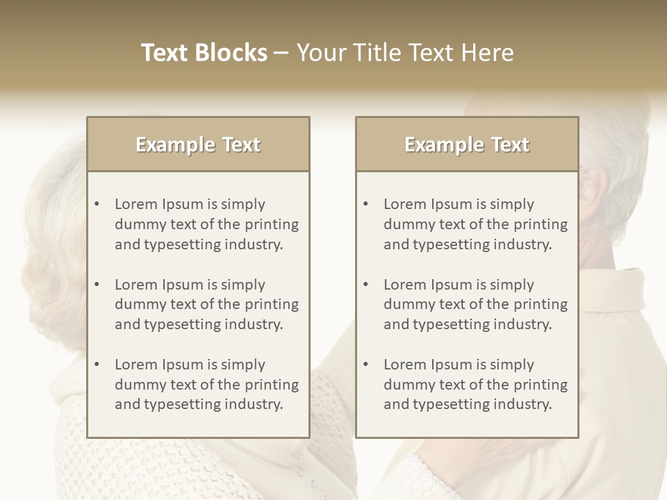 A Man Helping A Woman Put On Her Collar PowerPoint Template