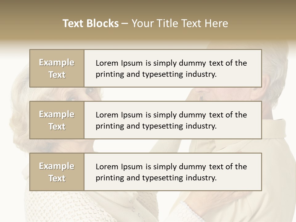 A Man Helping A Woman Put On Her Collar PowerPoint Template